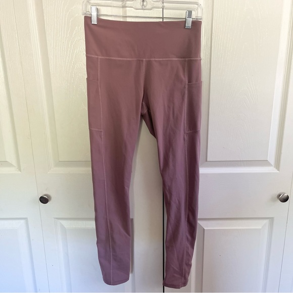 5 for $25! Fengbay High-Waisted Mauve Leggings - Picture 1 of 5